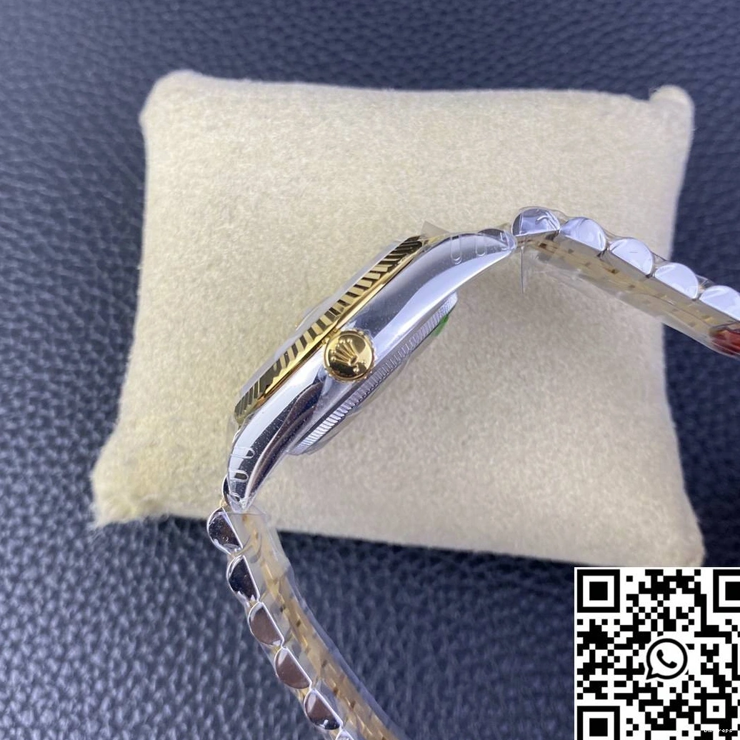 Hourmarker 36MM Diamond Silver Tone Dial Factory M126233 Rolex Datejust Two VS Motif 0426